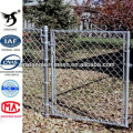 Galvanized Chain Link Fence Gate Garden Border